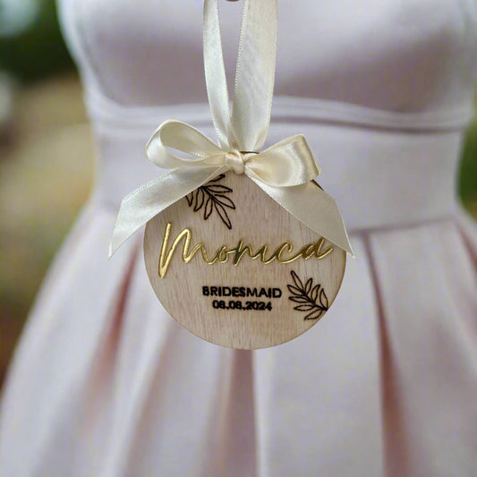 Be My Bridesmaid Tag 9cm x 9cm
