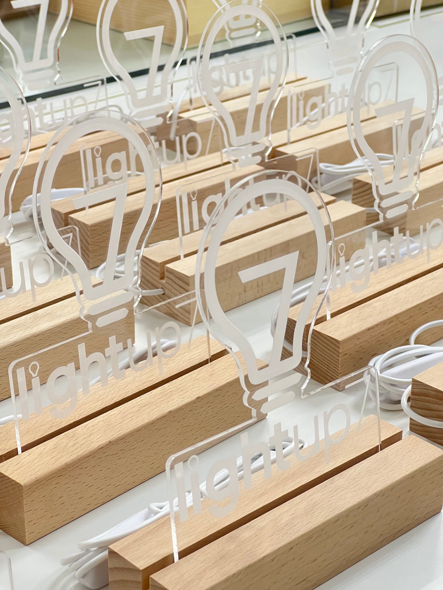Personalised Acrylic LED Lamp