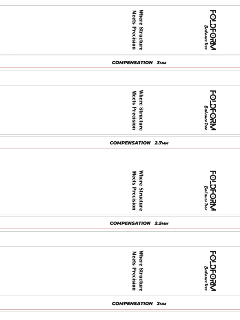 FOLDFORM Laser Cut Files | PDF SVG DXF