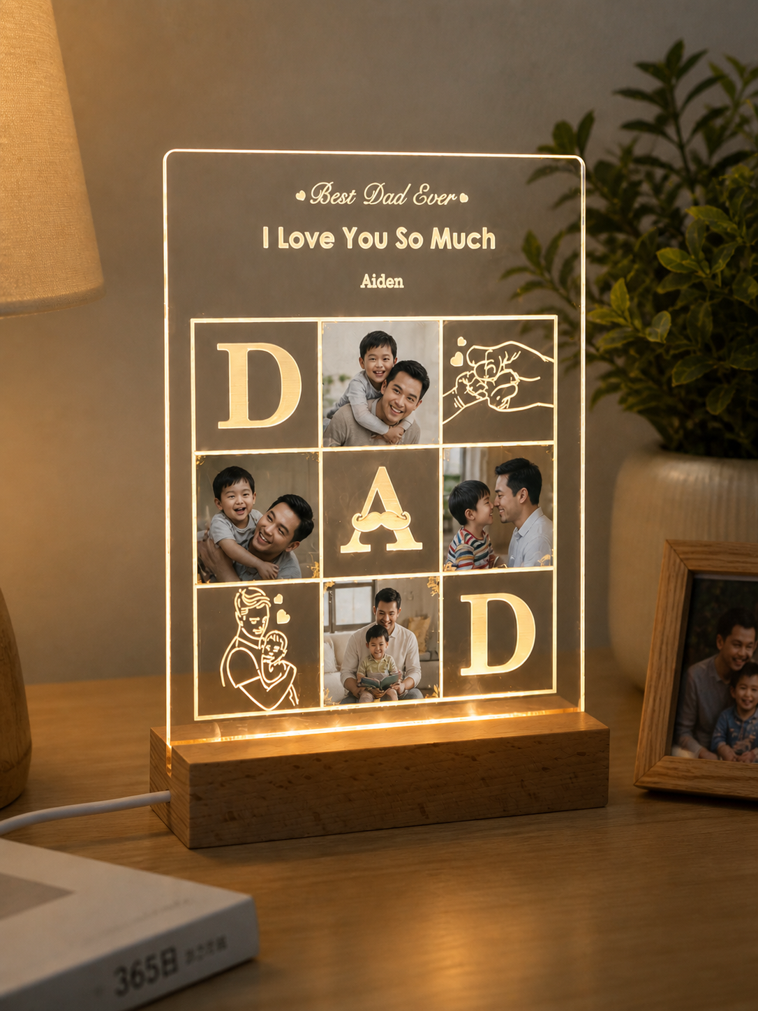 Cool DAD LED Photo Lamp