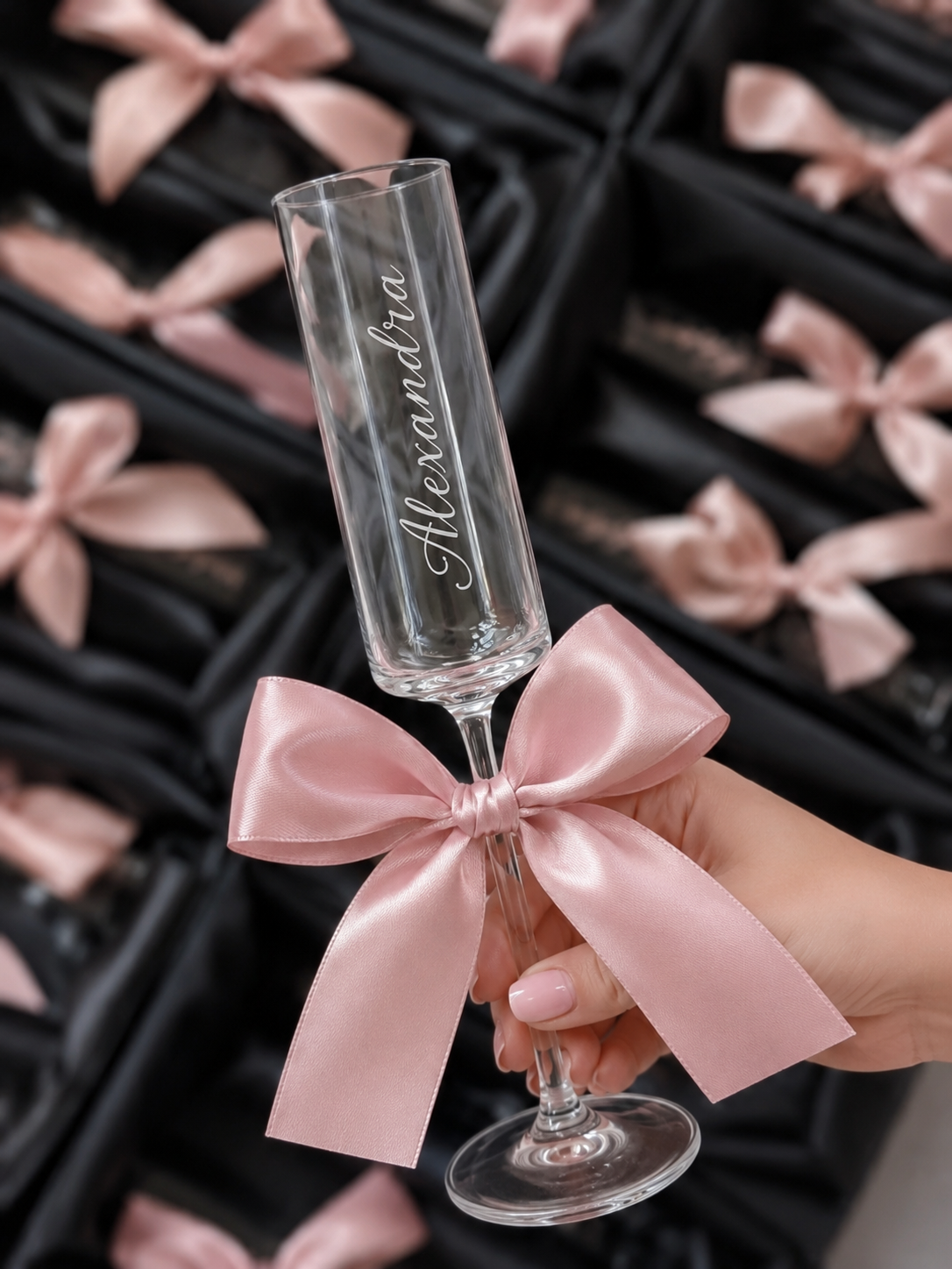Personalised Champagne Glass Set (Pair)