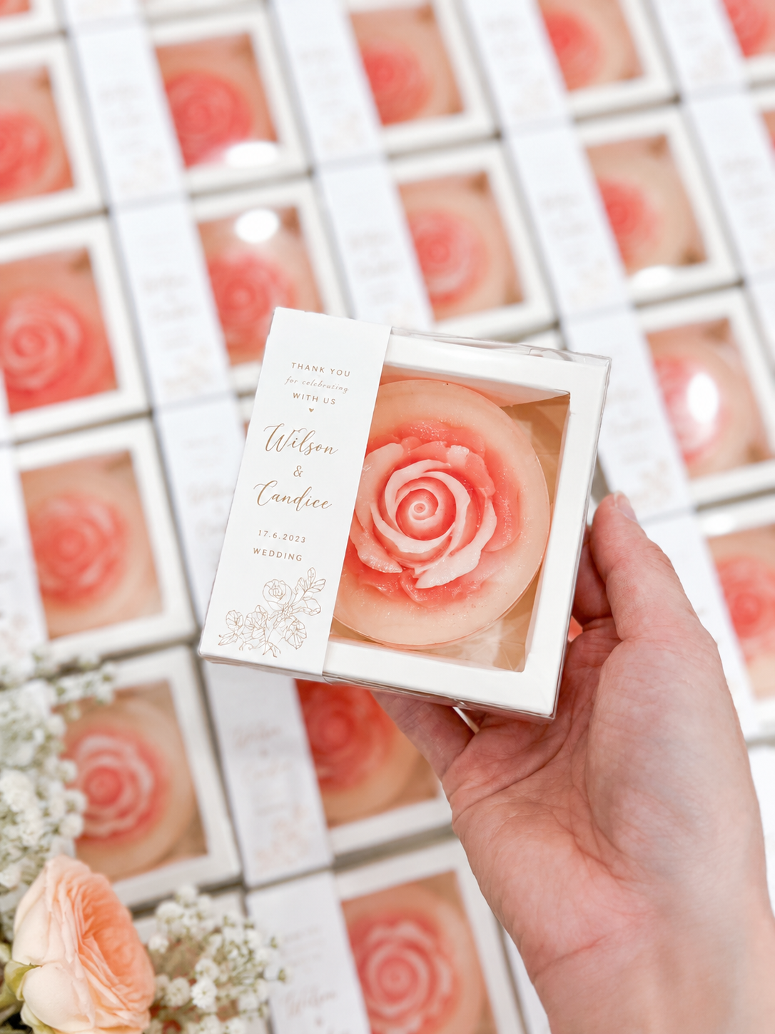 Personalised Artisan Soap Event & Wedding Favour