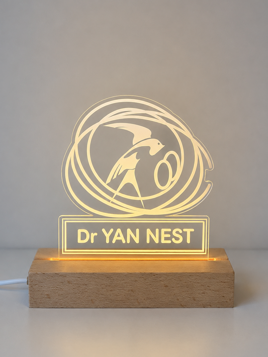 Personalised Acrylic LED Lamp